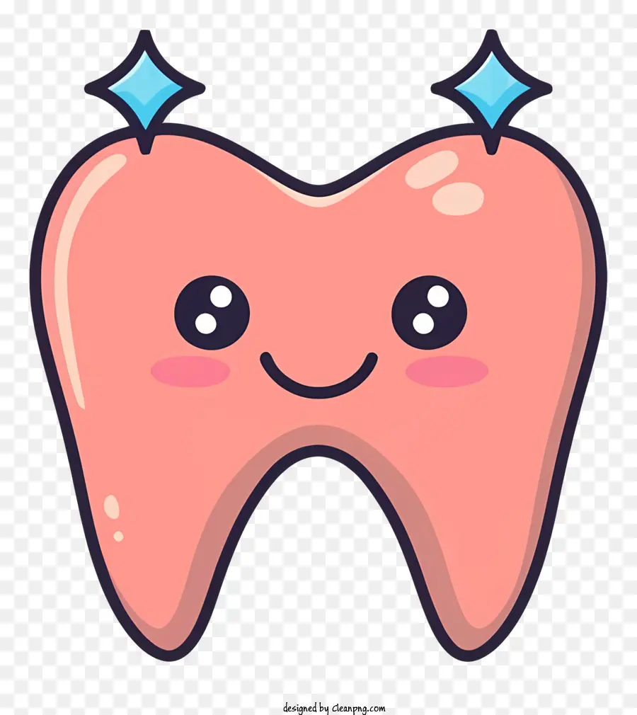 Dibujos Animados De Dientes，Diente Sonriente PNG