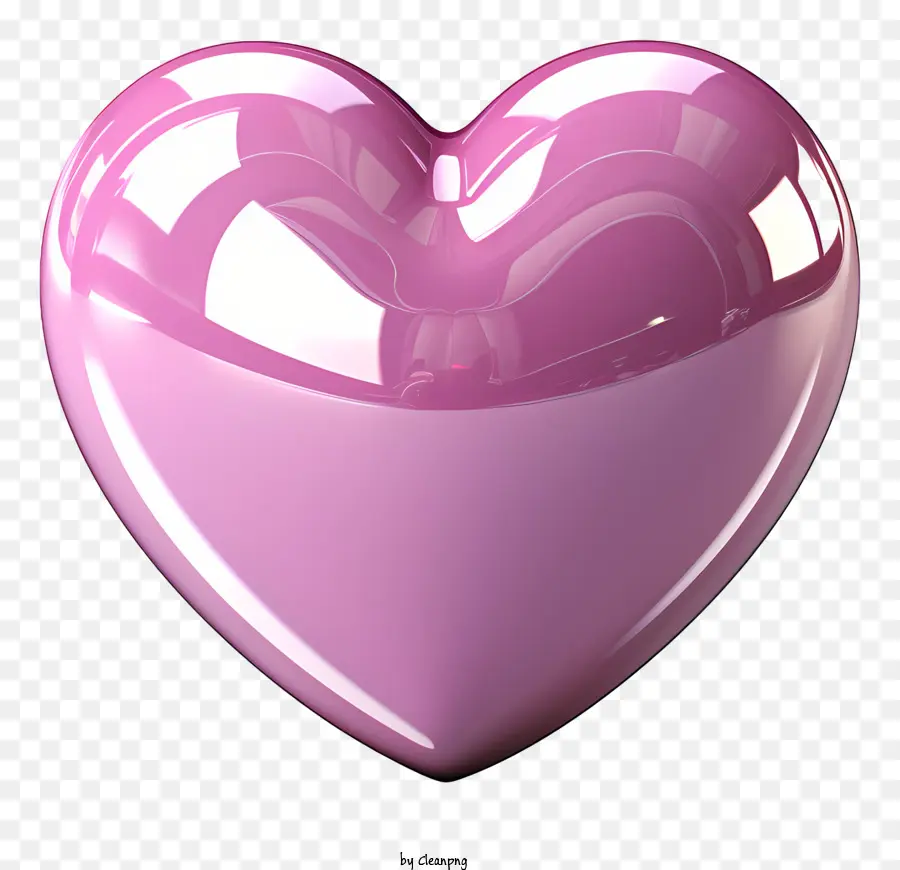 Corazón Rosa，Símbolo De Amor PNG