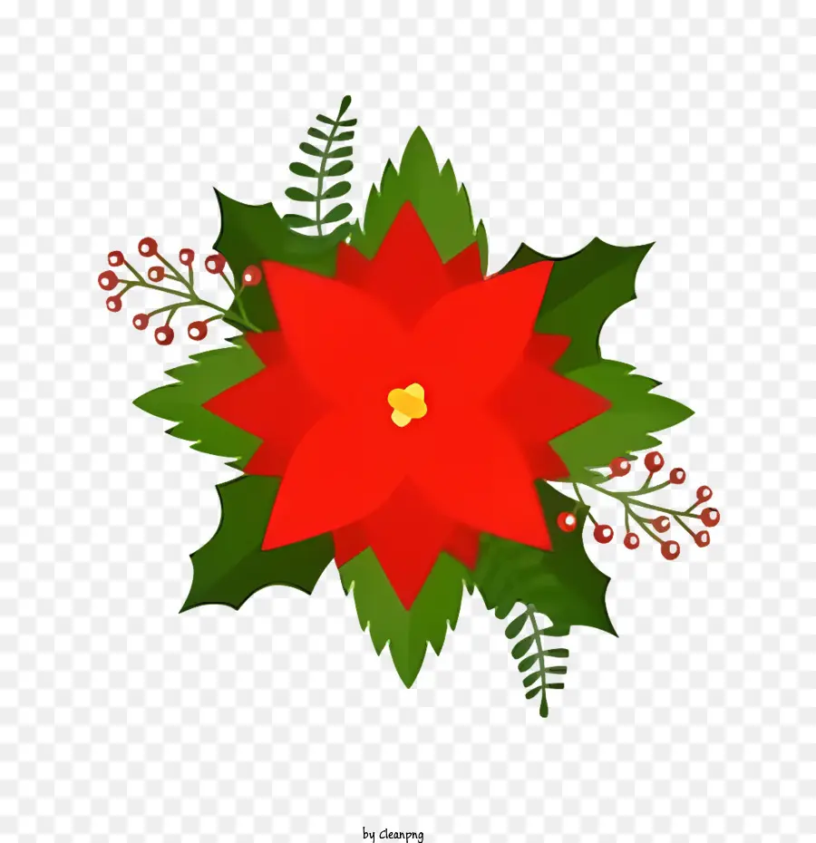 La Flor De Pascua Flor，Símbolo De Navidad PNG