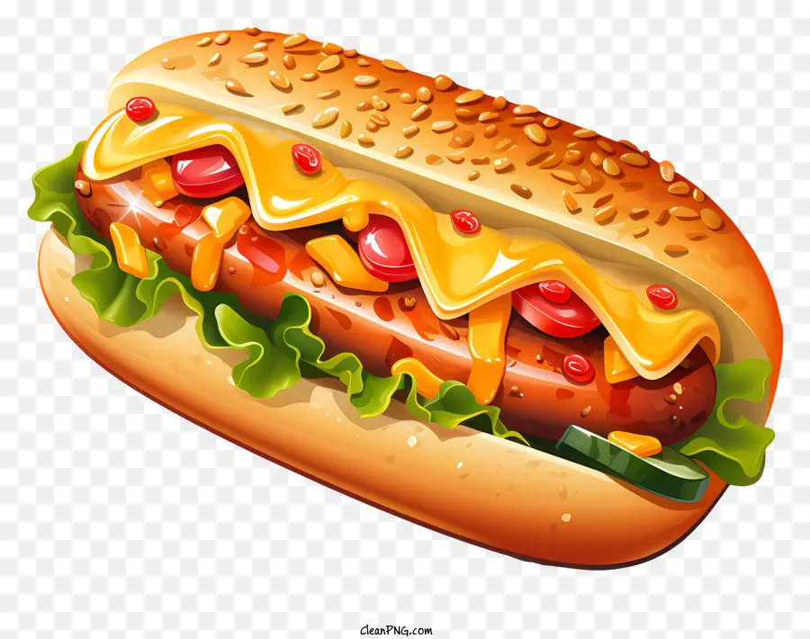 Hot Dog，Sándwich PNG