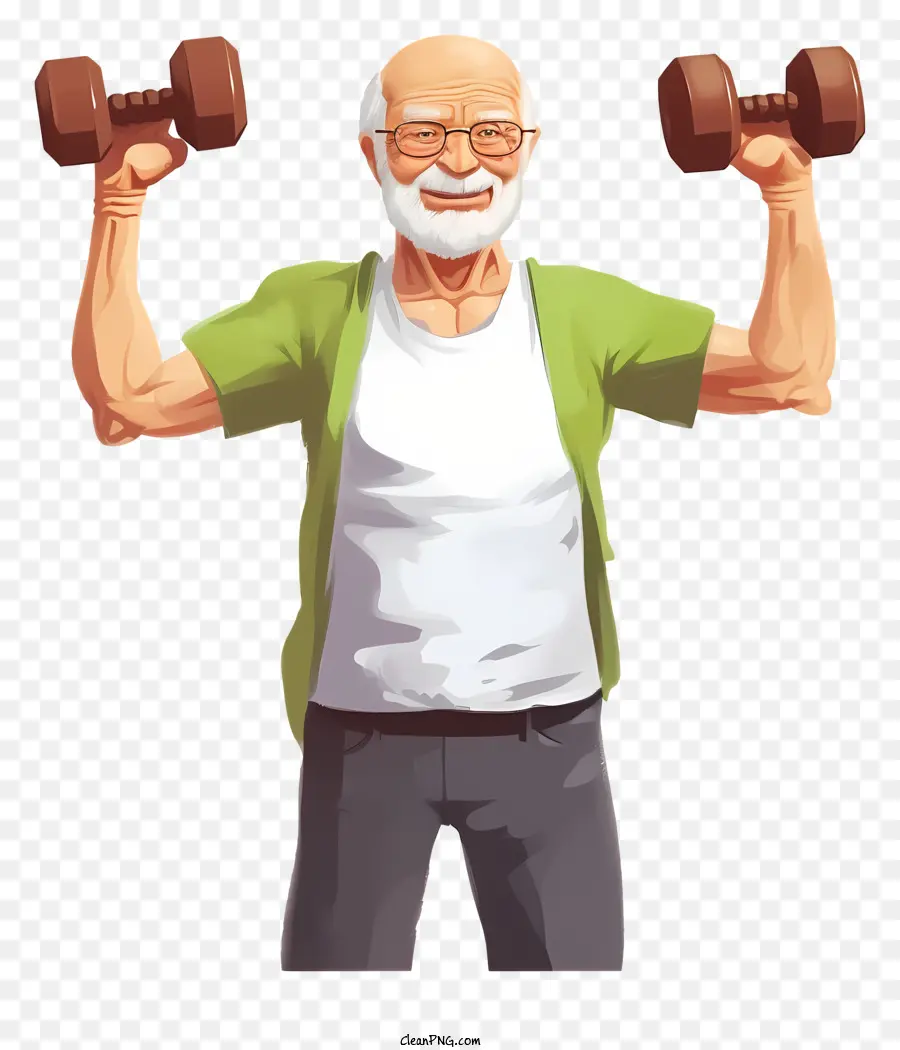 Fitness De Edad Avanzada，Envejeciendo Con Gracia PNG