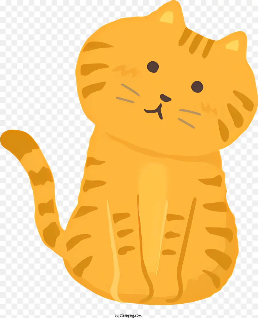 Gato De Color Naranja，Pelaje Esponjoso PNG