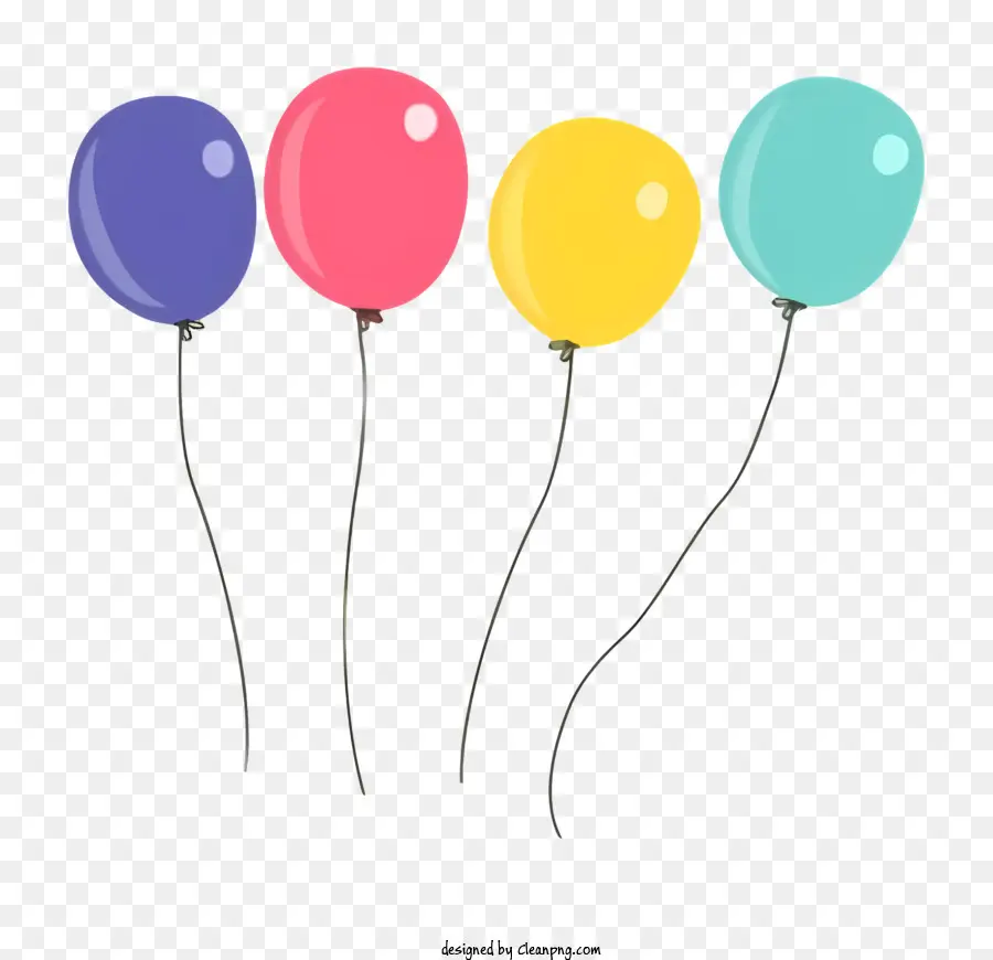 Globos De Colores，Globos PNG