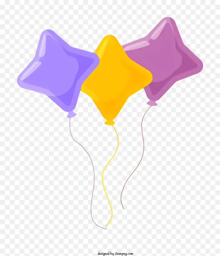 De Dibujos Animados De Globos，Globos Coloridos PNG