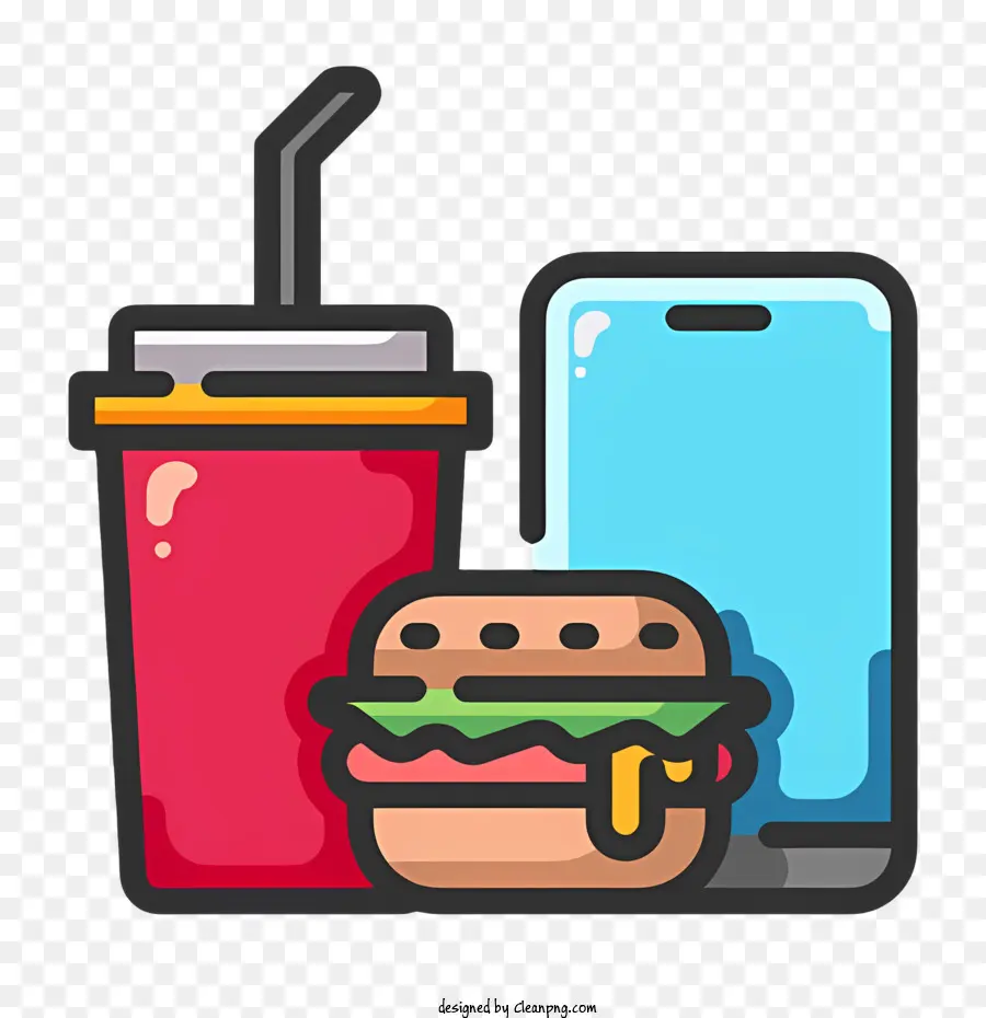 Comida Rápida，Burger PNG