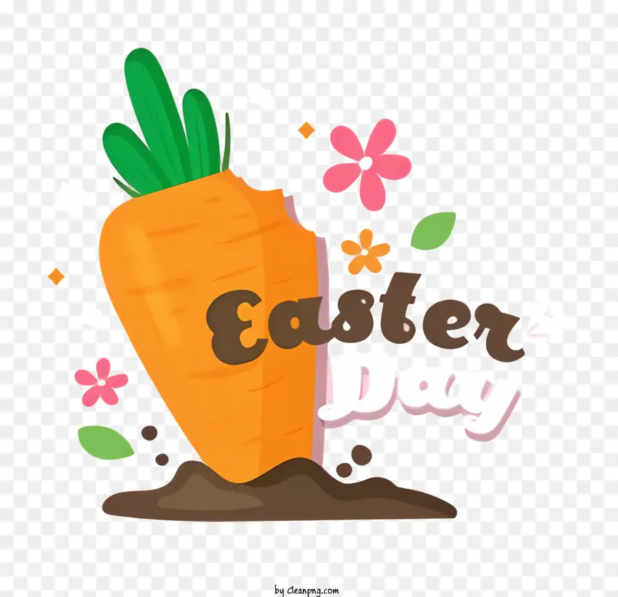 Zanahoria，Feliz Pascua PNG