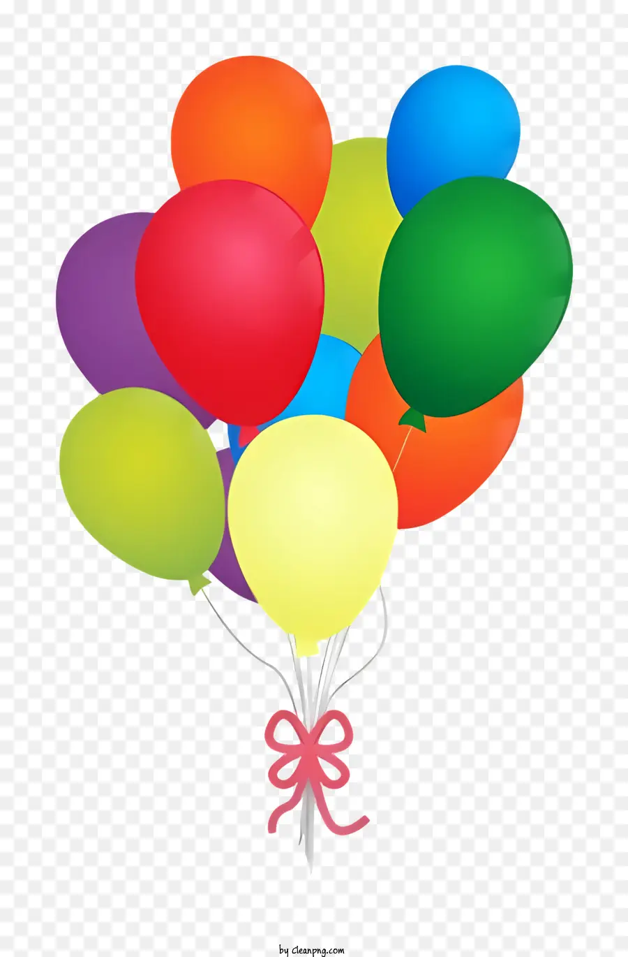 Palabras Clave Globos，Colorido PNG