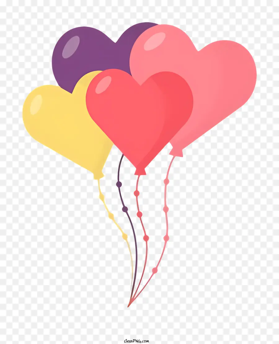 Globos，Globos De Corazon PNG