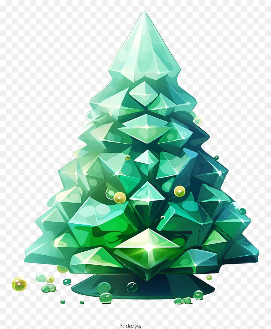 Transparente árbol，Árbol De Vidrio 3d PNG