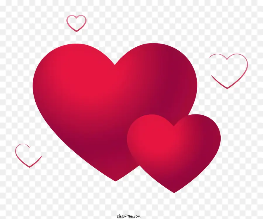 Corazones Rojos，El Amor PNG