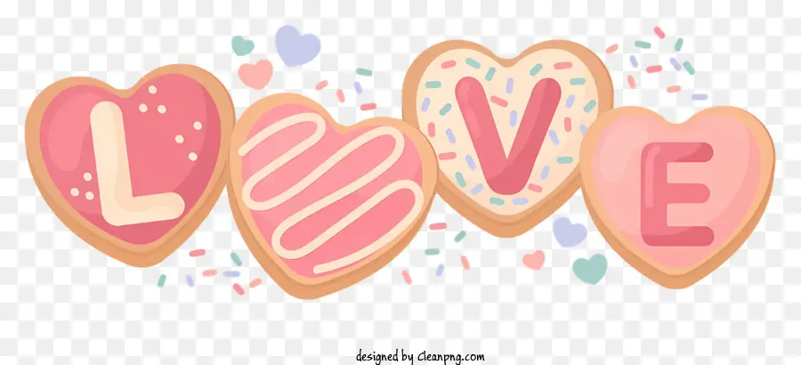 Galletas De Azucar，Galletas De Amor PNG