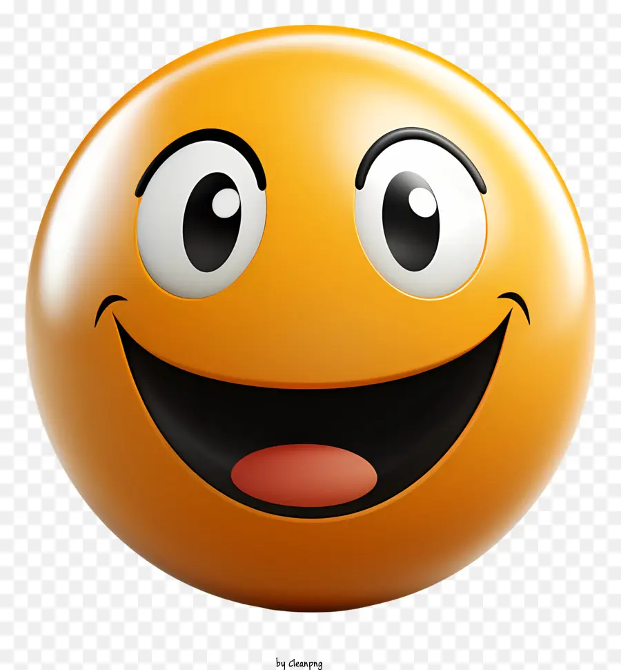 Cara De Emoji Sonriente Amarilla，Sonriendo Emoji PNG