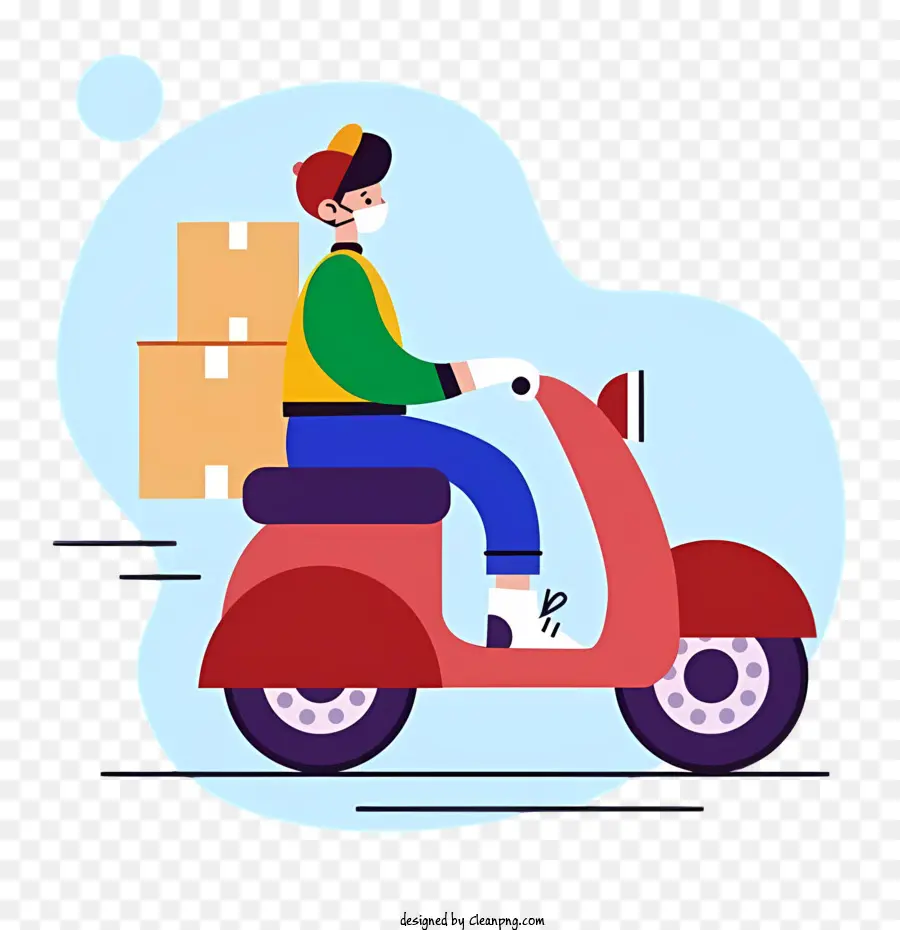 Scooter，Montado En Un Scooter PNG