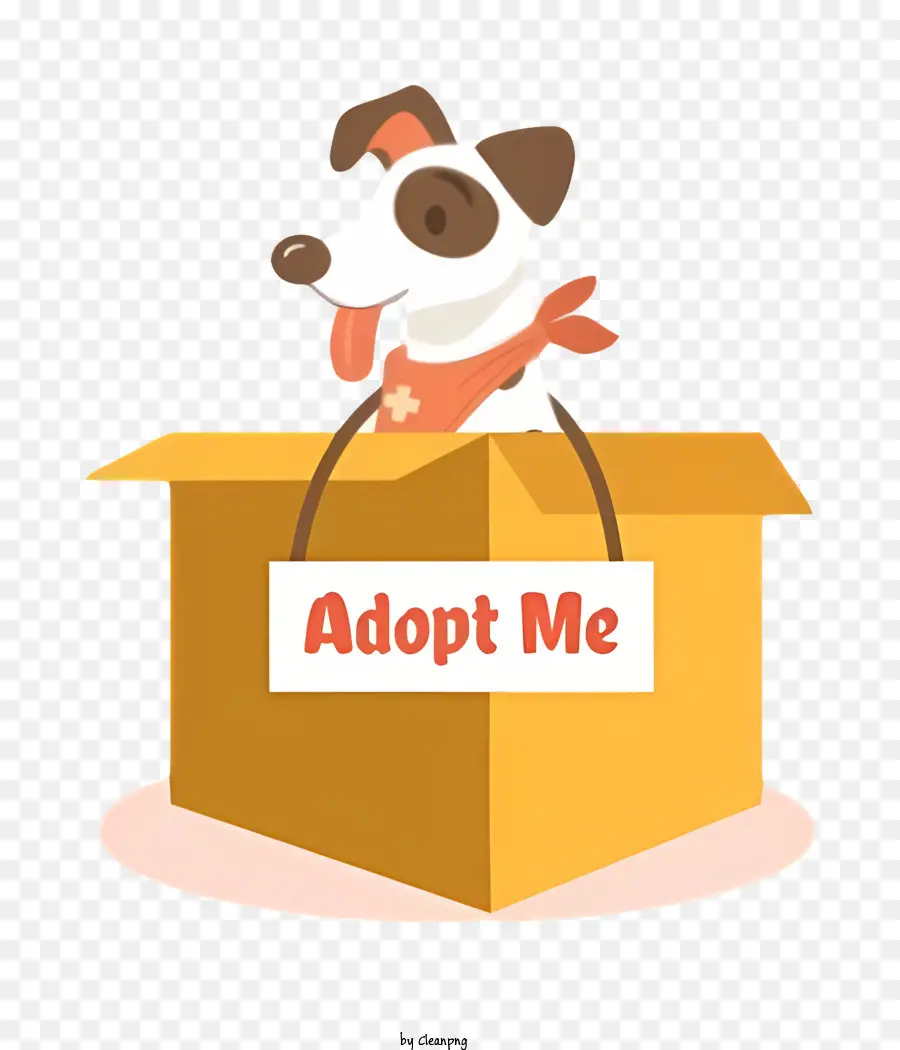 Adopción De Perros，Caja De Cartón PNG