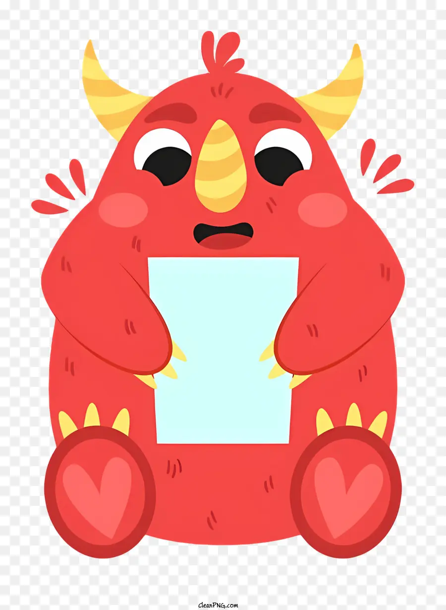 Lindo Monstruo，Monstruo Rojo PNG