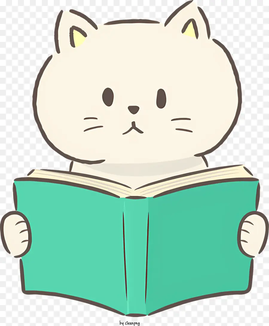 Gato De Dibujos Animados，Gato Blanco PNG