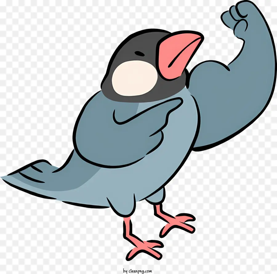 De Dibujos Animados De Aves，Azul De Pollo PNG