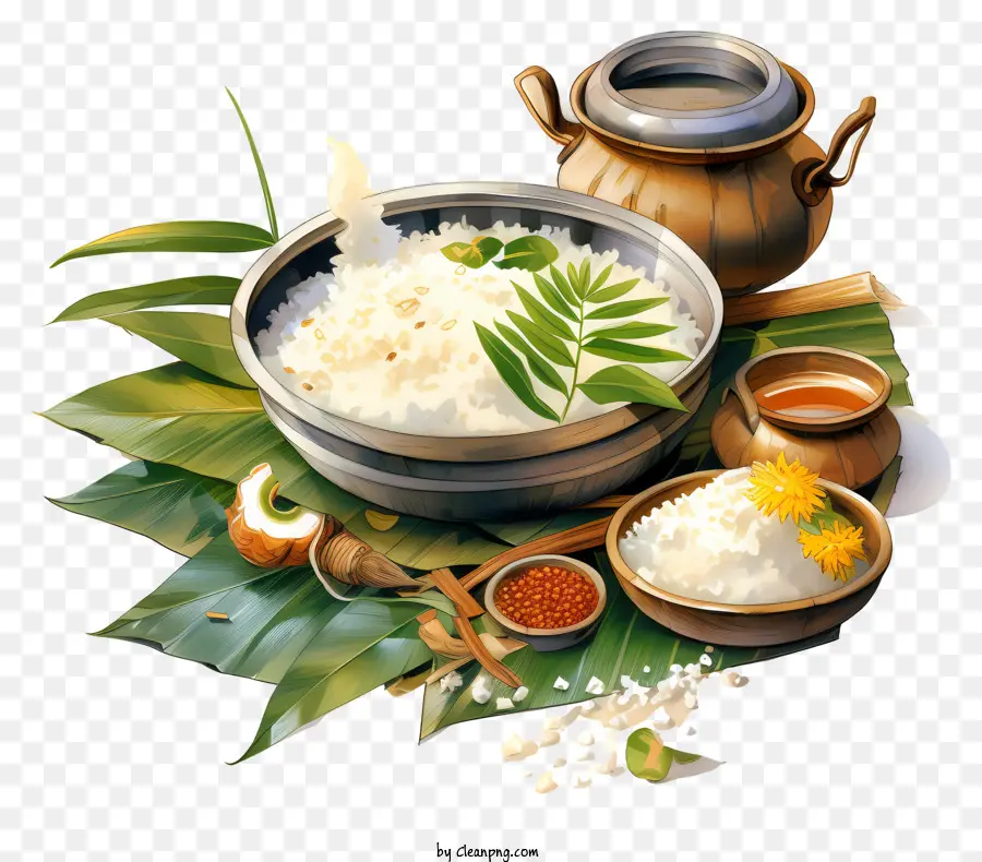 Arroz，Especias PNG