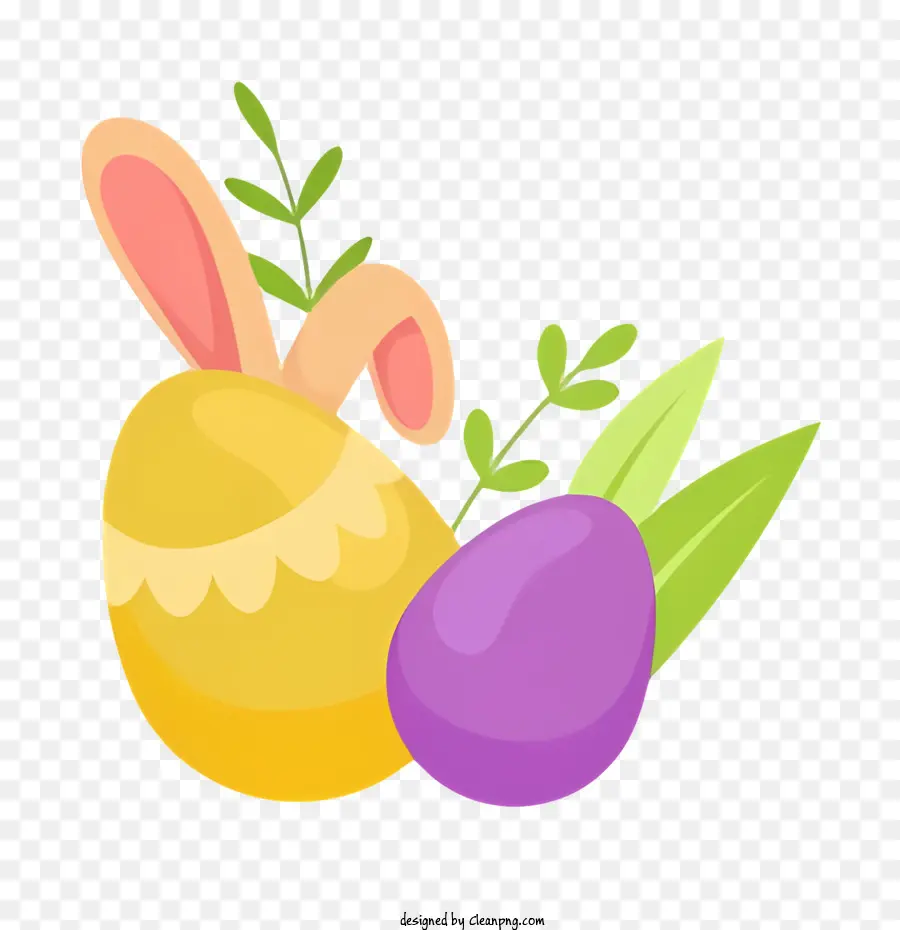 Dibujos Animados De Huevo，Bunny Cara PNG