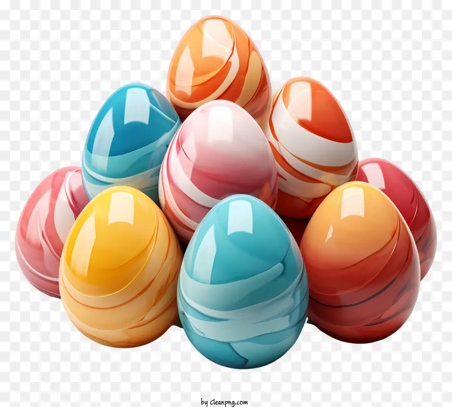 Huevos Pintados，Huevos De Pascua PNG