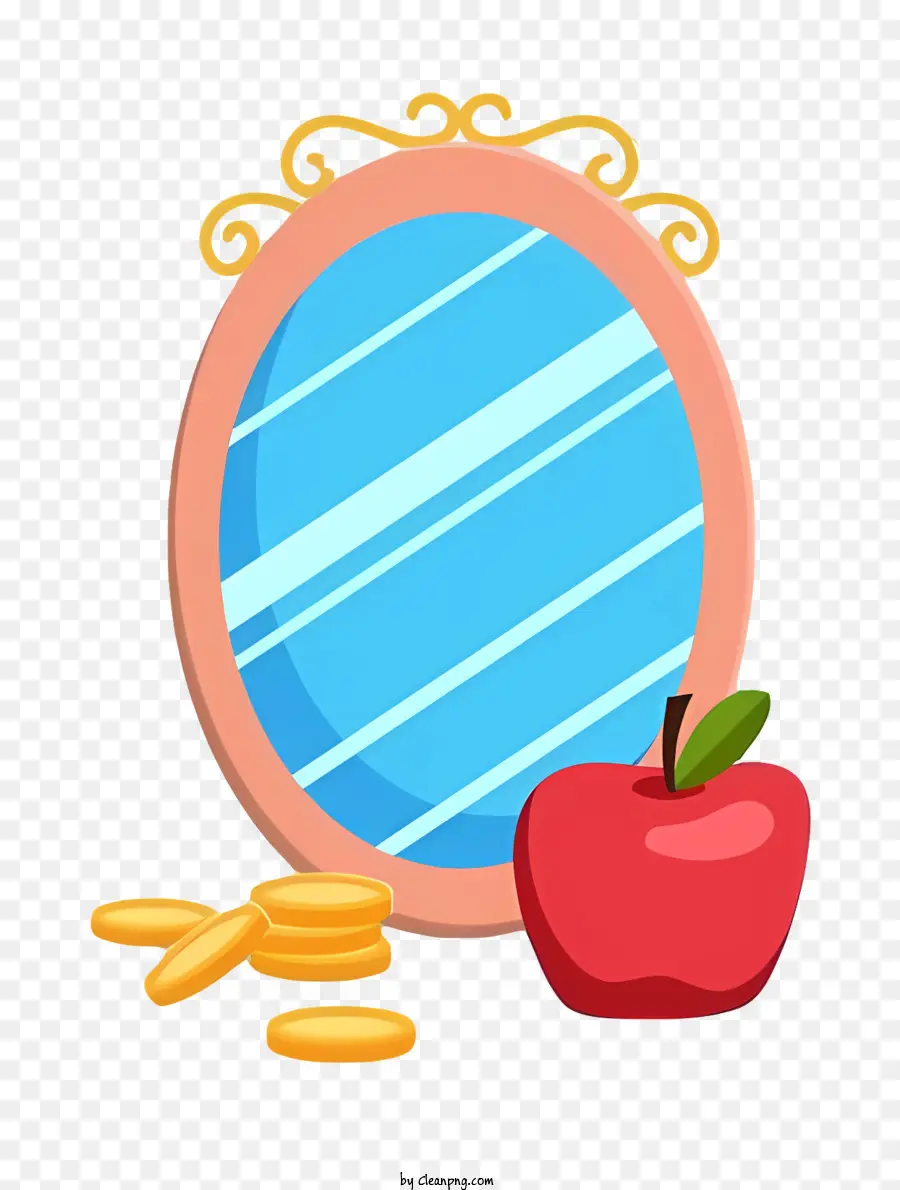 Espejo Azul，Apple PNG