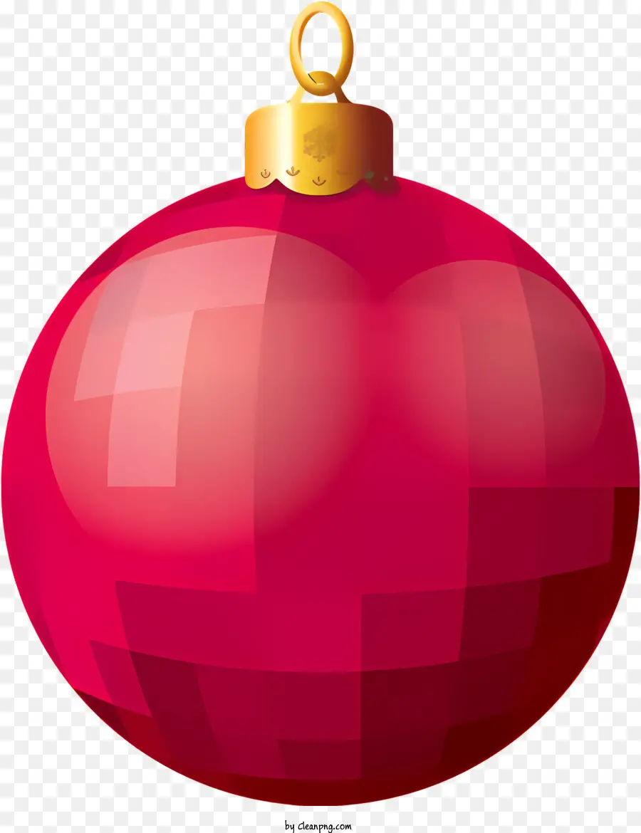 Adorno De Navidad，Ornamento Rojo PNG