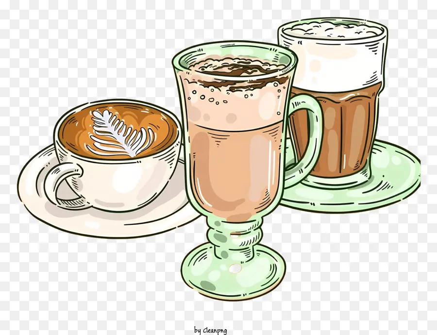 Café，Espuma De Leche PNG