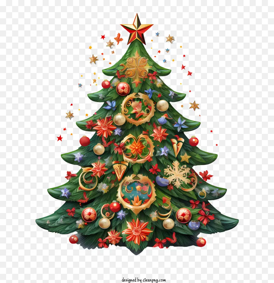 árbol De Navidad，Decoraciones De Navidad PNG