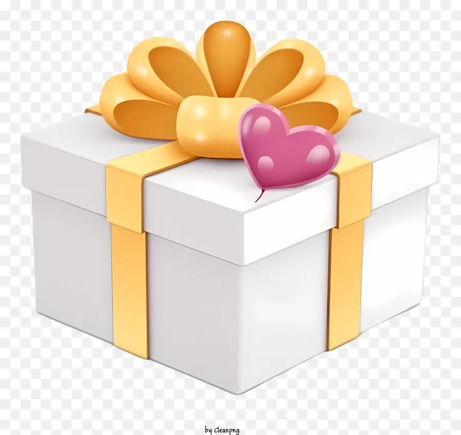 Caja De Regalo，Caja De Regalo Con Corazon PNG