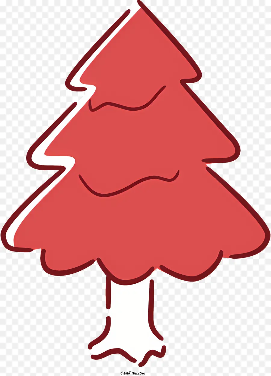 árbol De Navidad，árbol De Navidad Rojo PNG