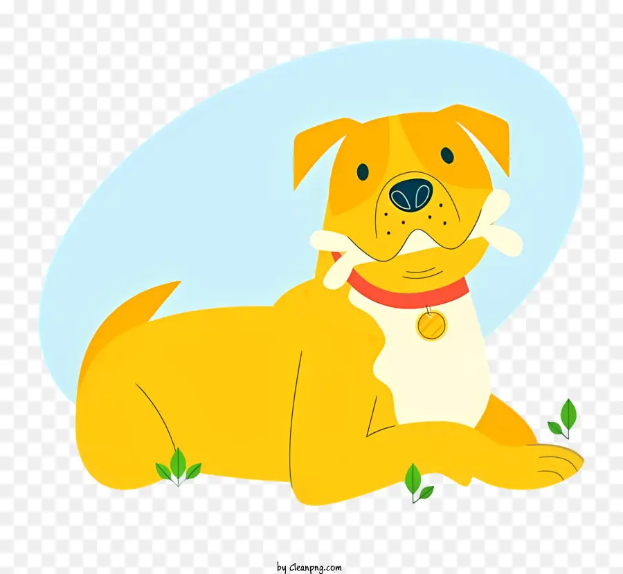 Yellow Dog，La Hierba PNG