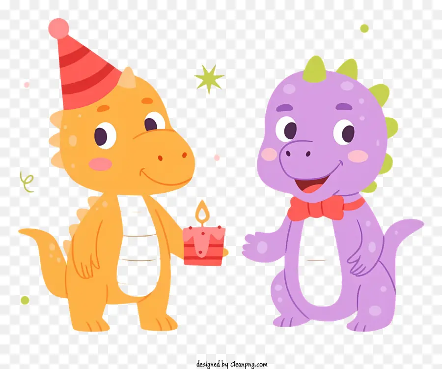 De Dibujos Animados De Dinosaurios，Fiesta De Cumpleaños PNG