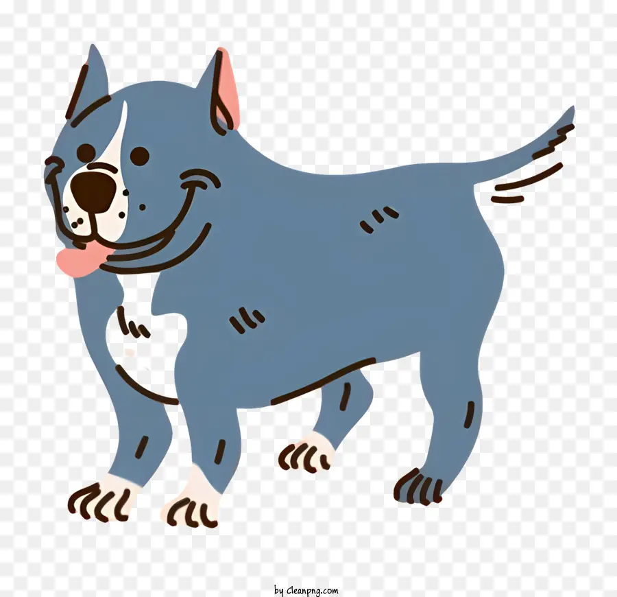 Perro Azul，Dibujos Animados PNG