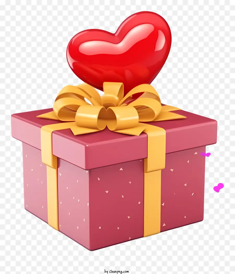 Heartshaped Caja De Regalo，Arco PNG