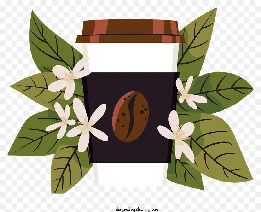 Taza De Café，Hojas PNG