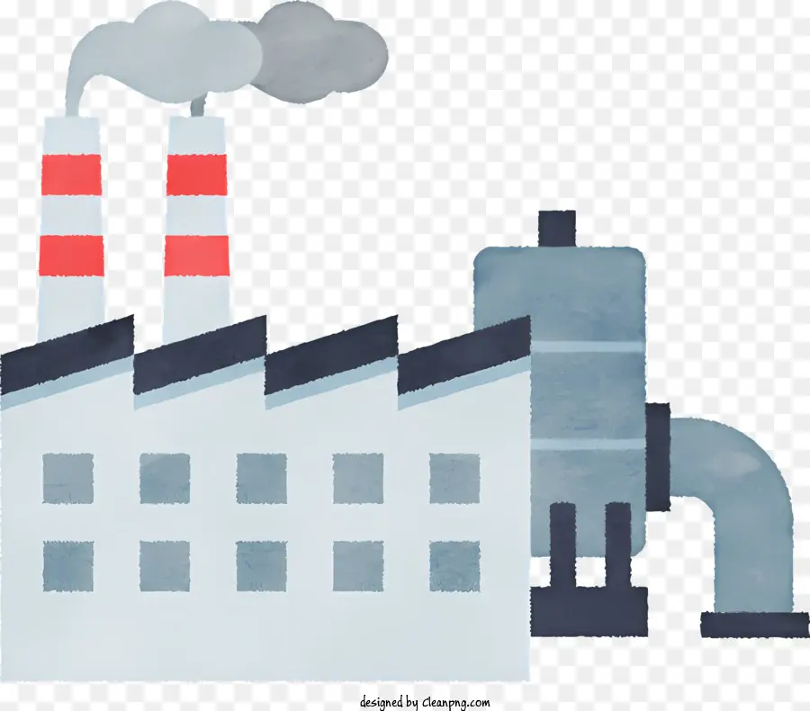 La Construcción De La Fábrica，Smokestacks PNG