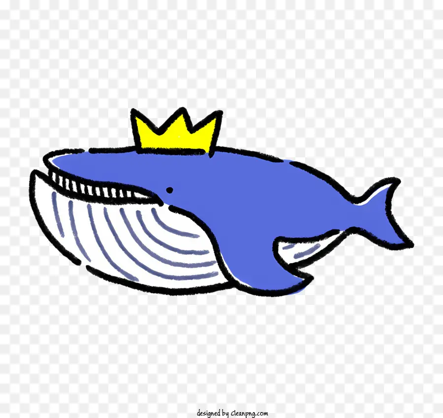 Ballena Azul，Corona PNG