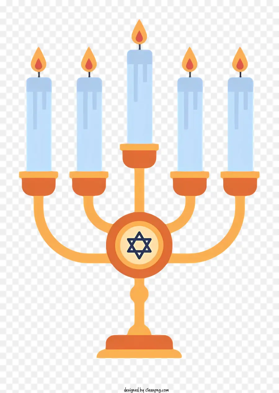 Menorah，Ceremonias Religiosas Judías PNG