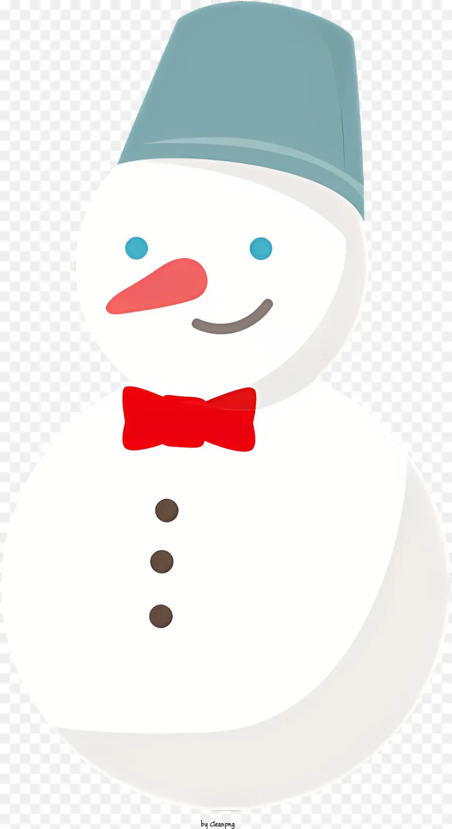 Muñeco De Nieve，Corbata De Lazo Rojo PNG