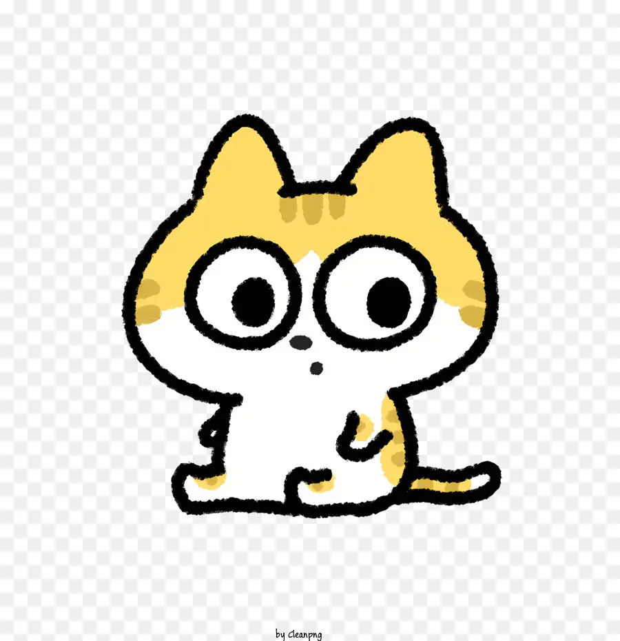 Gato De Dibujos Animados，Sonriente Gato PNG