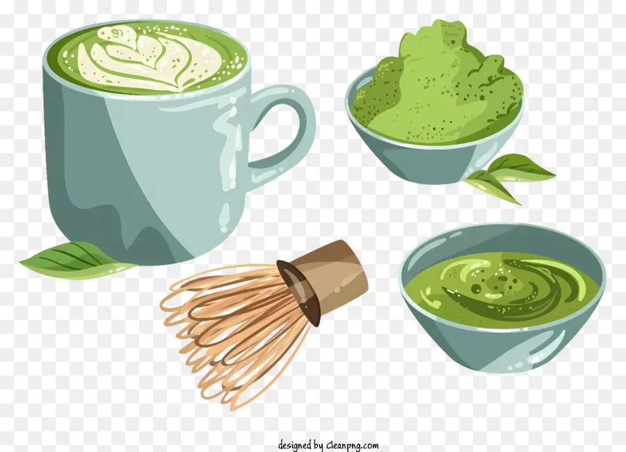 Té Verde，Té Verde En Polvo PNG