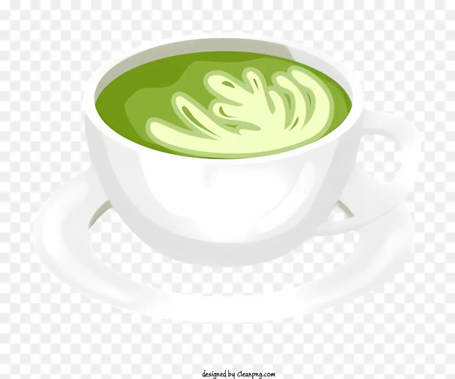 Té Verde，Crema Batida PNG