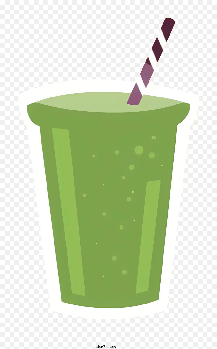 Batido Verde，Pajita De Plástico PNG