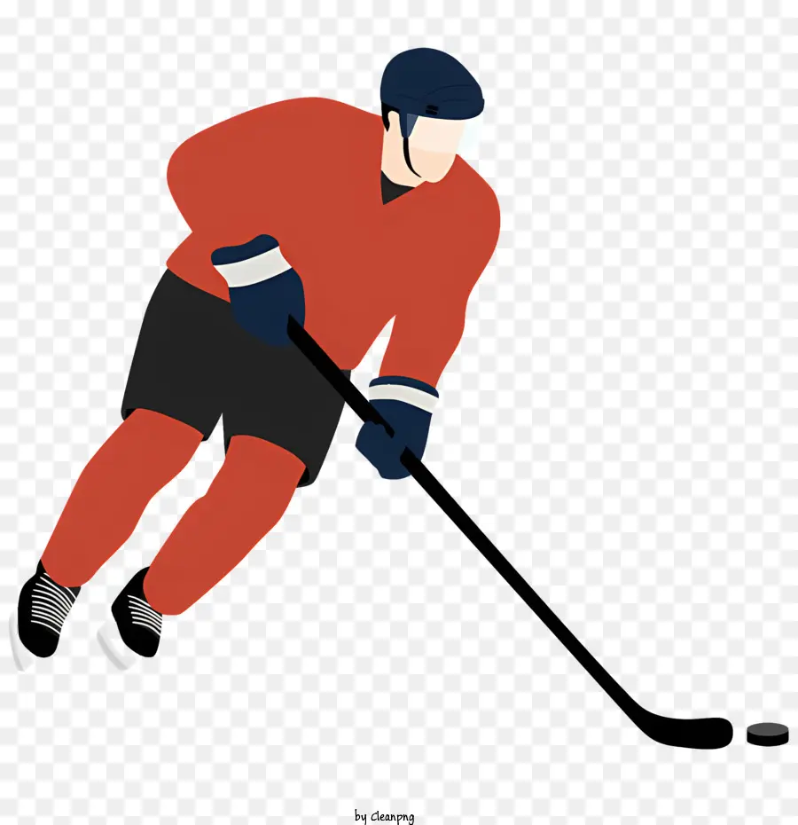 Jugador De Hockey，Uniforme De Naranja PNG