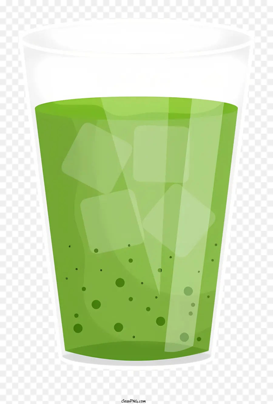 Batido Verde，Vidrio PNG