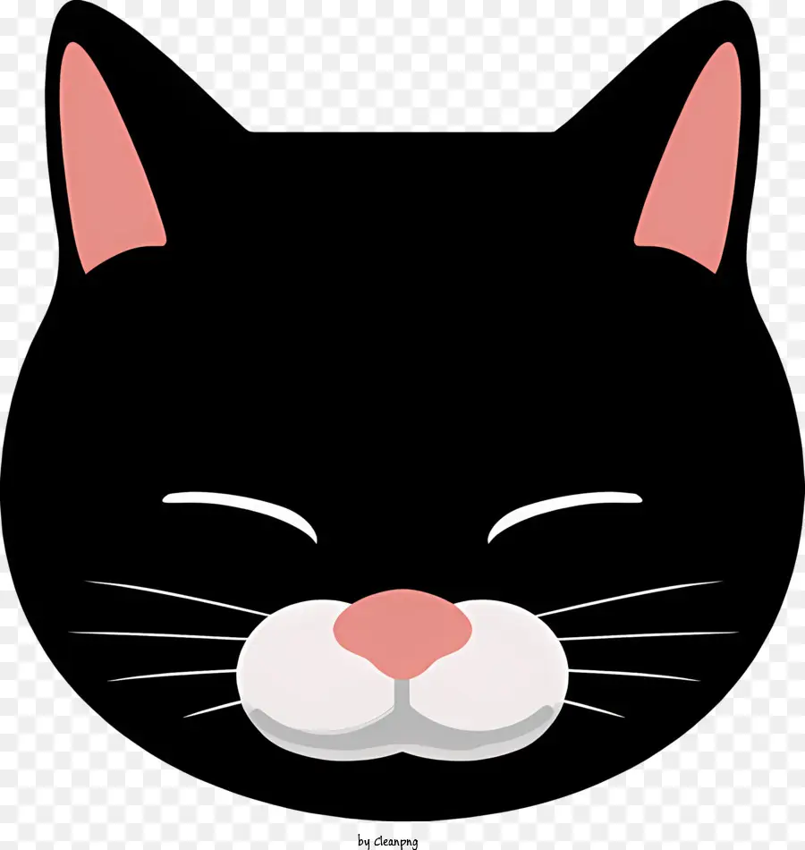 Gato Negro，Narices Rosadas PNG