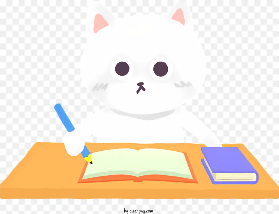 Gato Blanco，Escritorio PNG