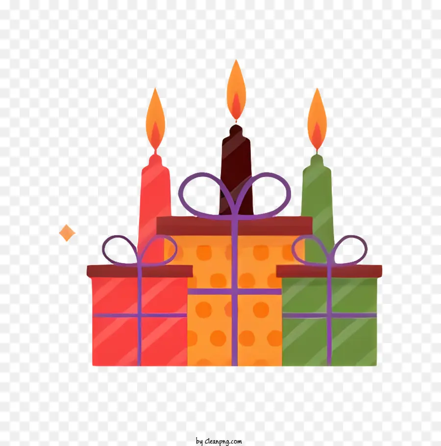 Envoltorio De Regalo，Cajas Multicolores PNG