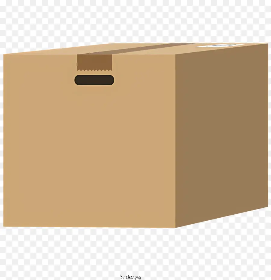 Caja De Cartón Marrón，Tubo De Plástico Transparente PNG