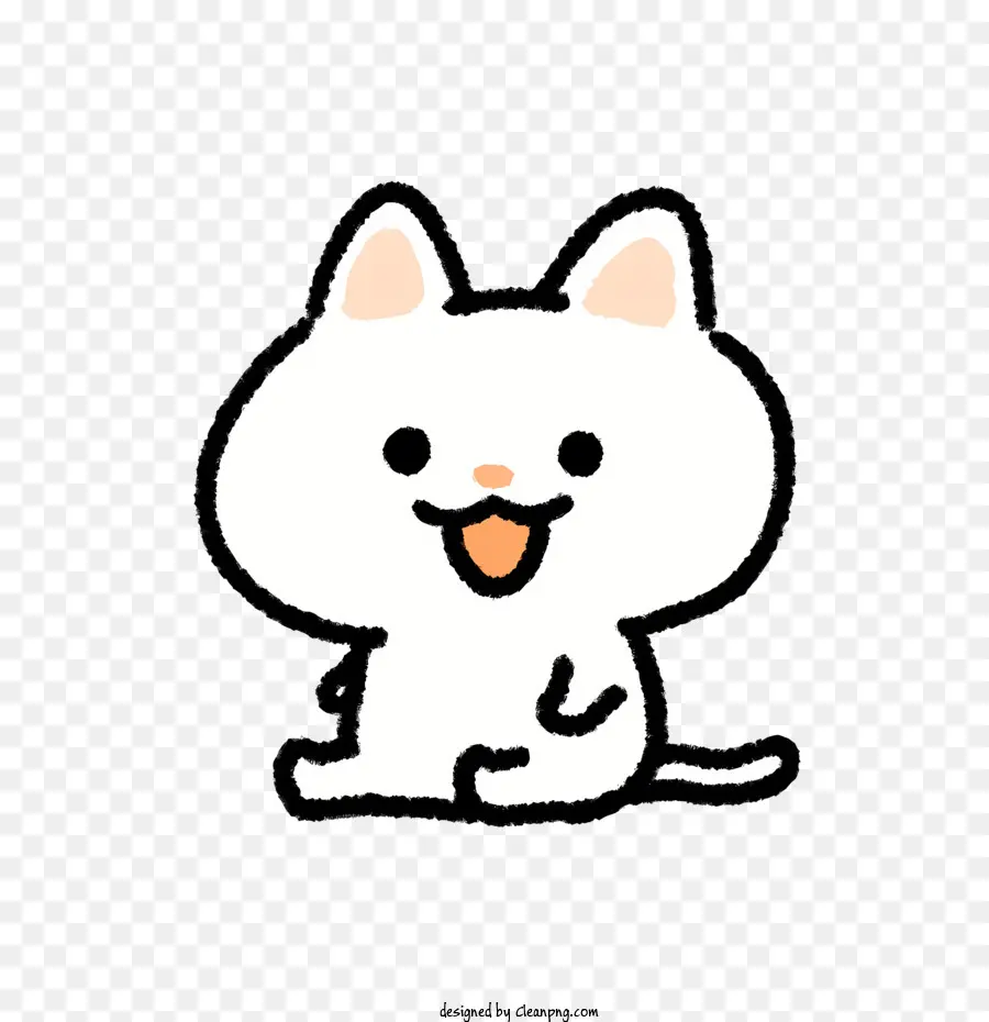 Gato Blanco，Mascota PNG